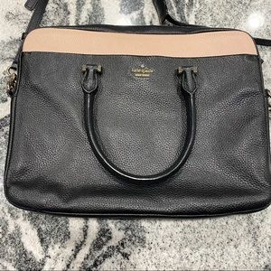 Kate spade laptop case leather cherry blossom interior